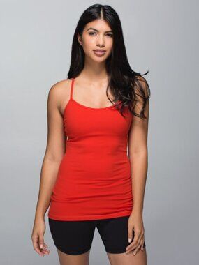 Lululemon Power Y Tank Red Size 6